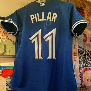 Signed Kevin Pillar Toronto Blue Jays Jersey (Women Size M)
